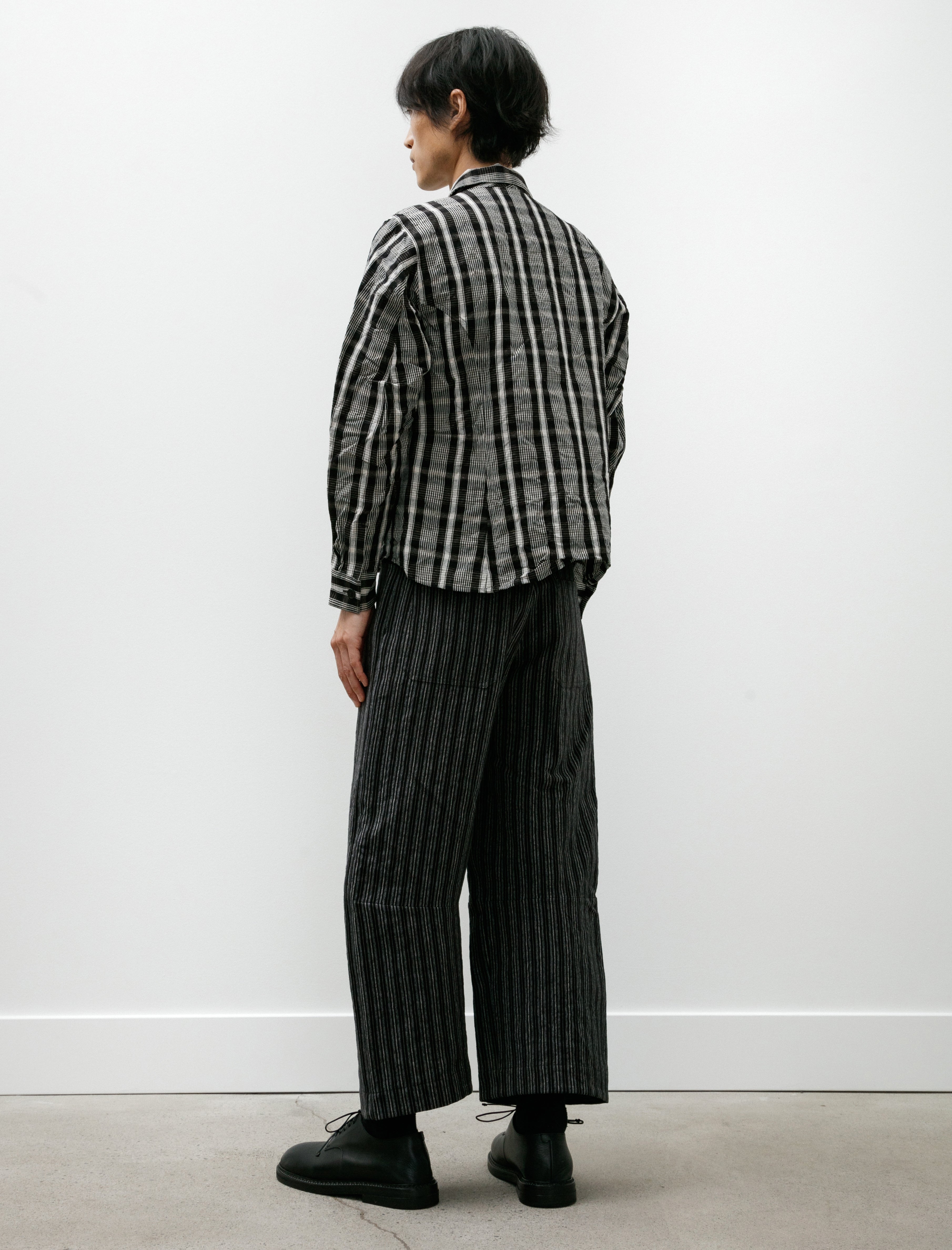 Unkruid Inmo Trousers Black Striped Heavy Coutil