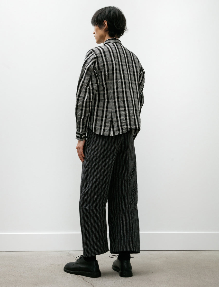 Inmo Trousers Black Striped Heavy Coutil - Image 4