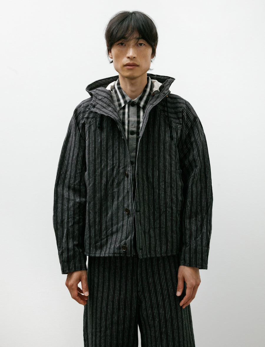 Sans Soleil Black Striped Heavy Coutil - Image 1