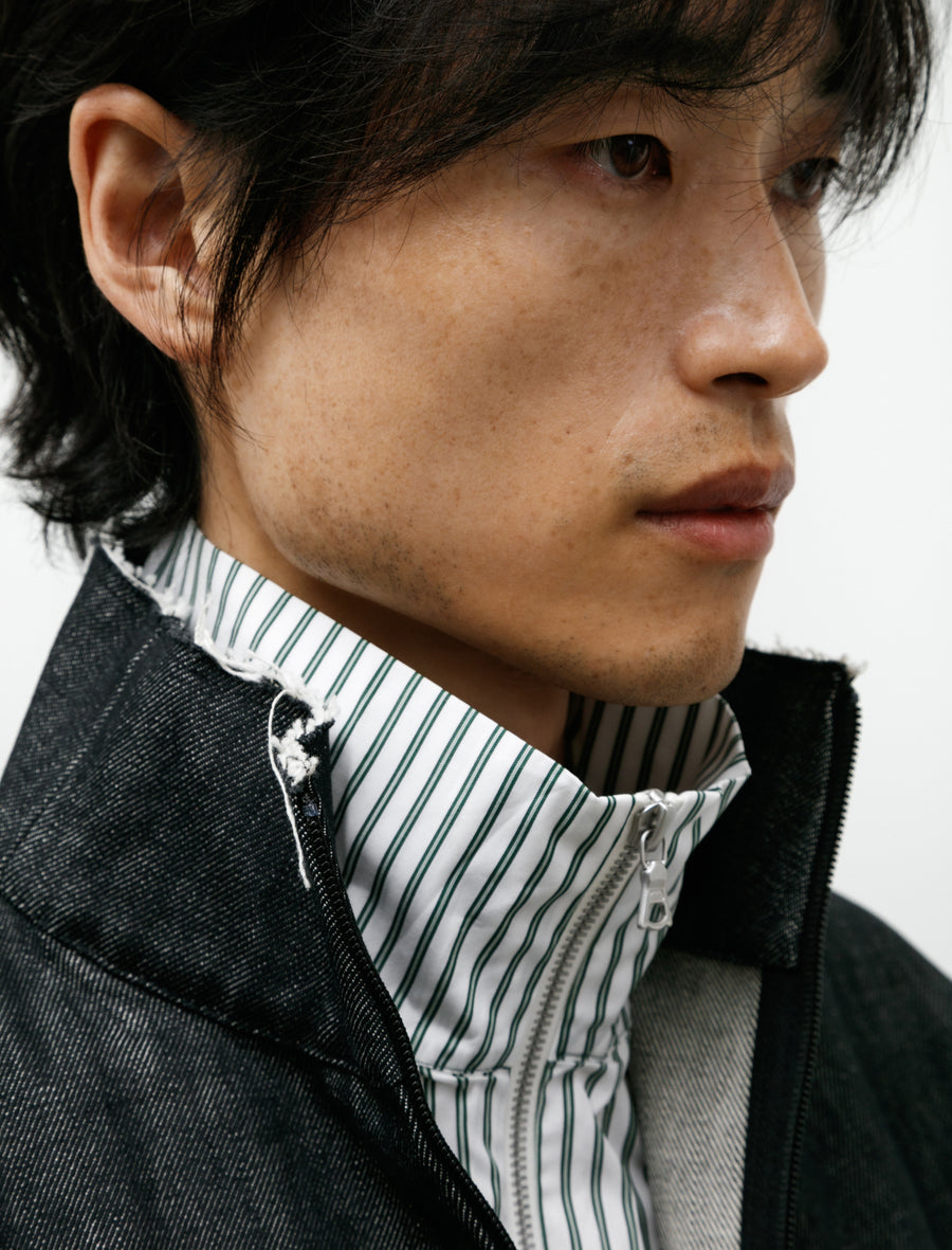 ジャケット・アウター GABRIELA COLL GARMENTS No.5 Piece65 Gabriela Coll Garments No. 261 Zipper Jacket Black Denim