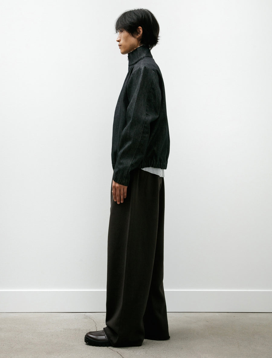 No. 287 Organic Cotton Fleece Trousers Brown - Image 3