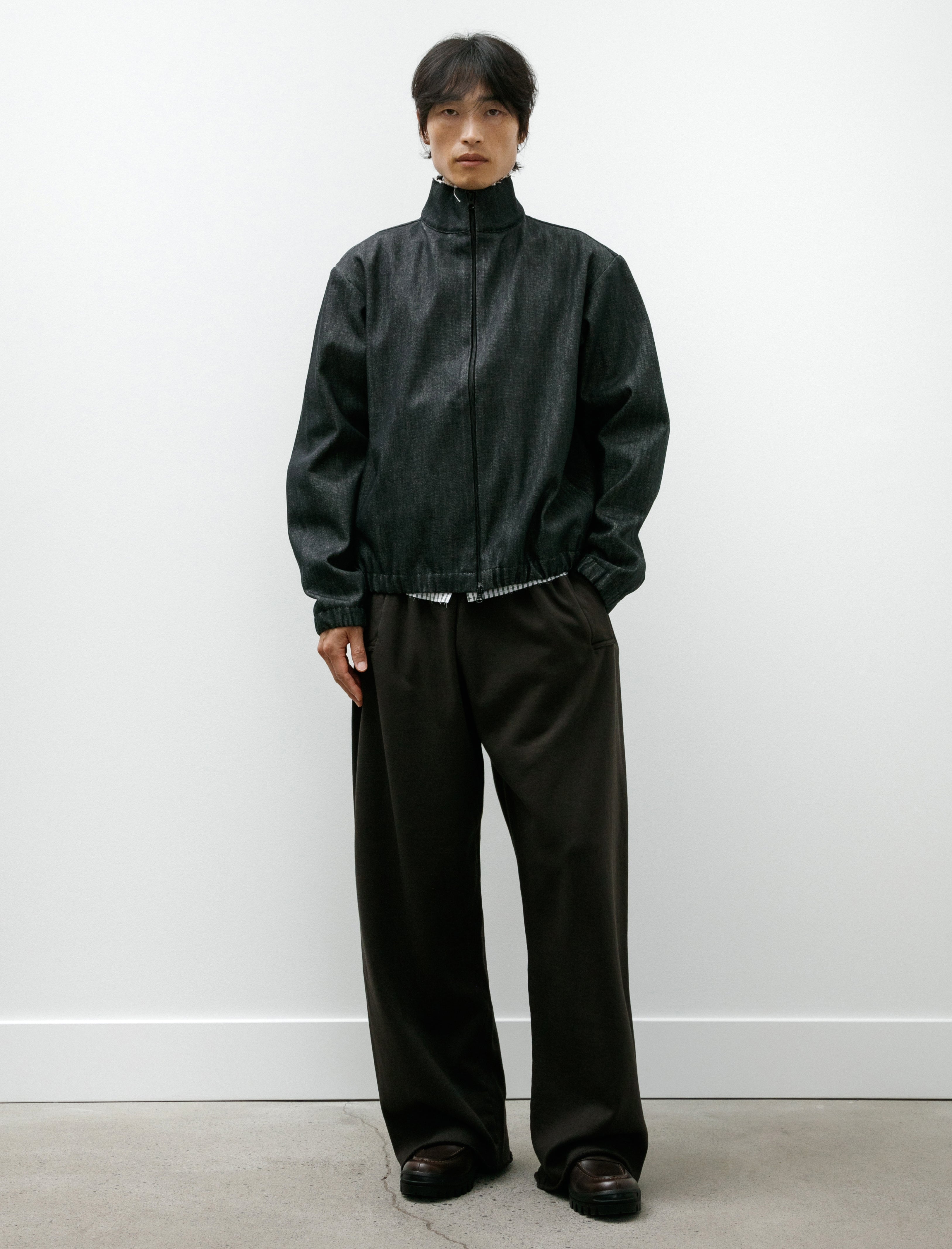 Gabriela Coll Garments No. 261 Zipper Jacket Black Denim