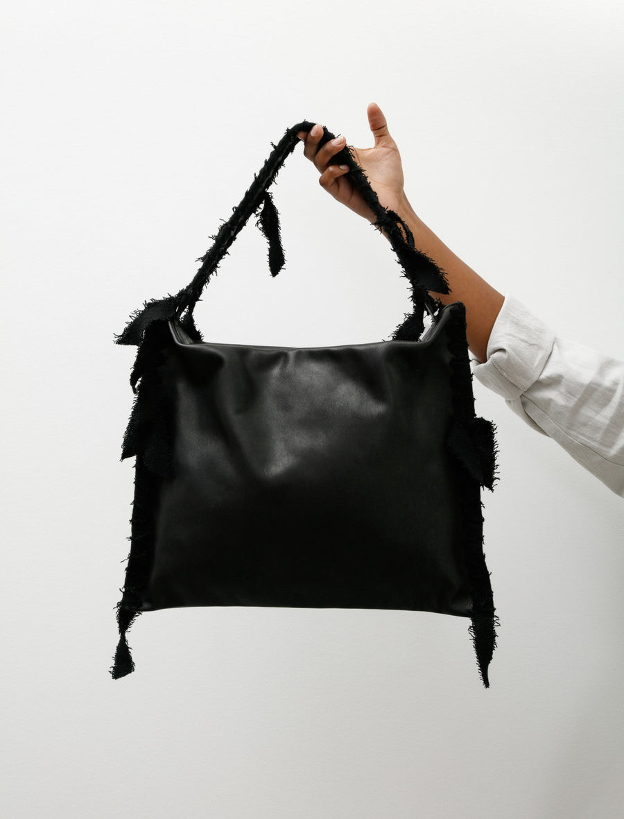 Braided String Tote Bag - Image 1