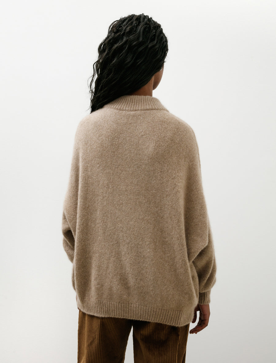 Crewneck Kimono Sleeve Sweater Desert - Image 4