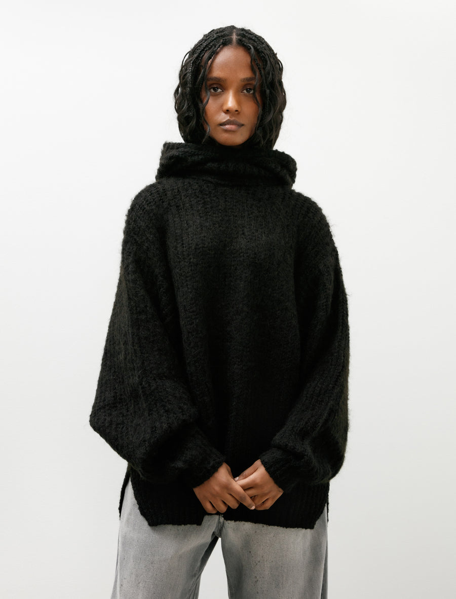 Raised Hoodie Black - Image 1