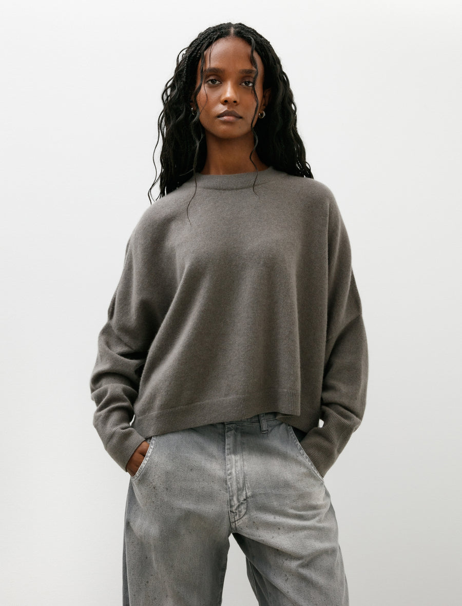 Iconic Crewneck Sweater Cashmere Storm - Image 1