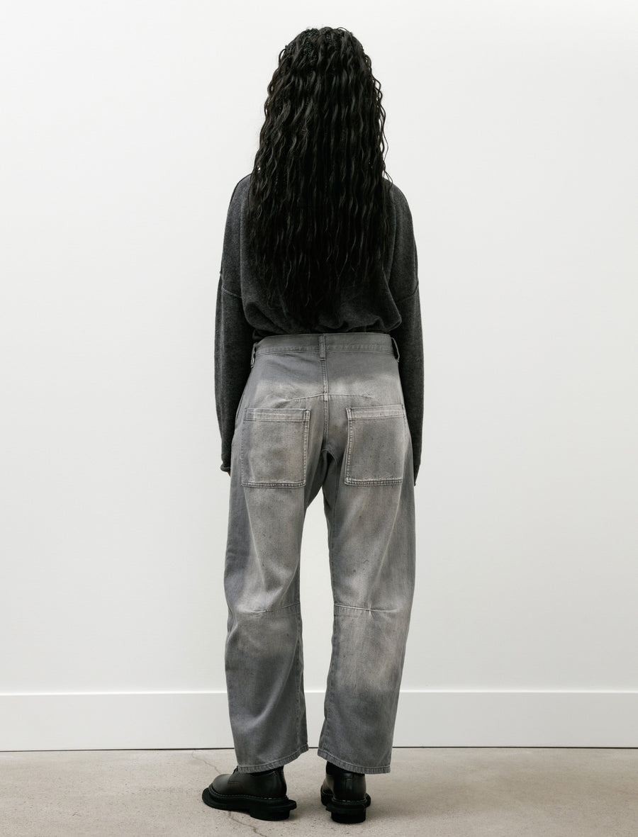 Knee Seam Pants Grey - Image 5