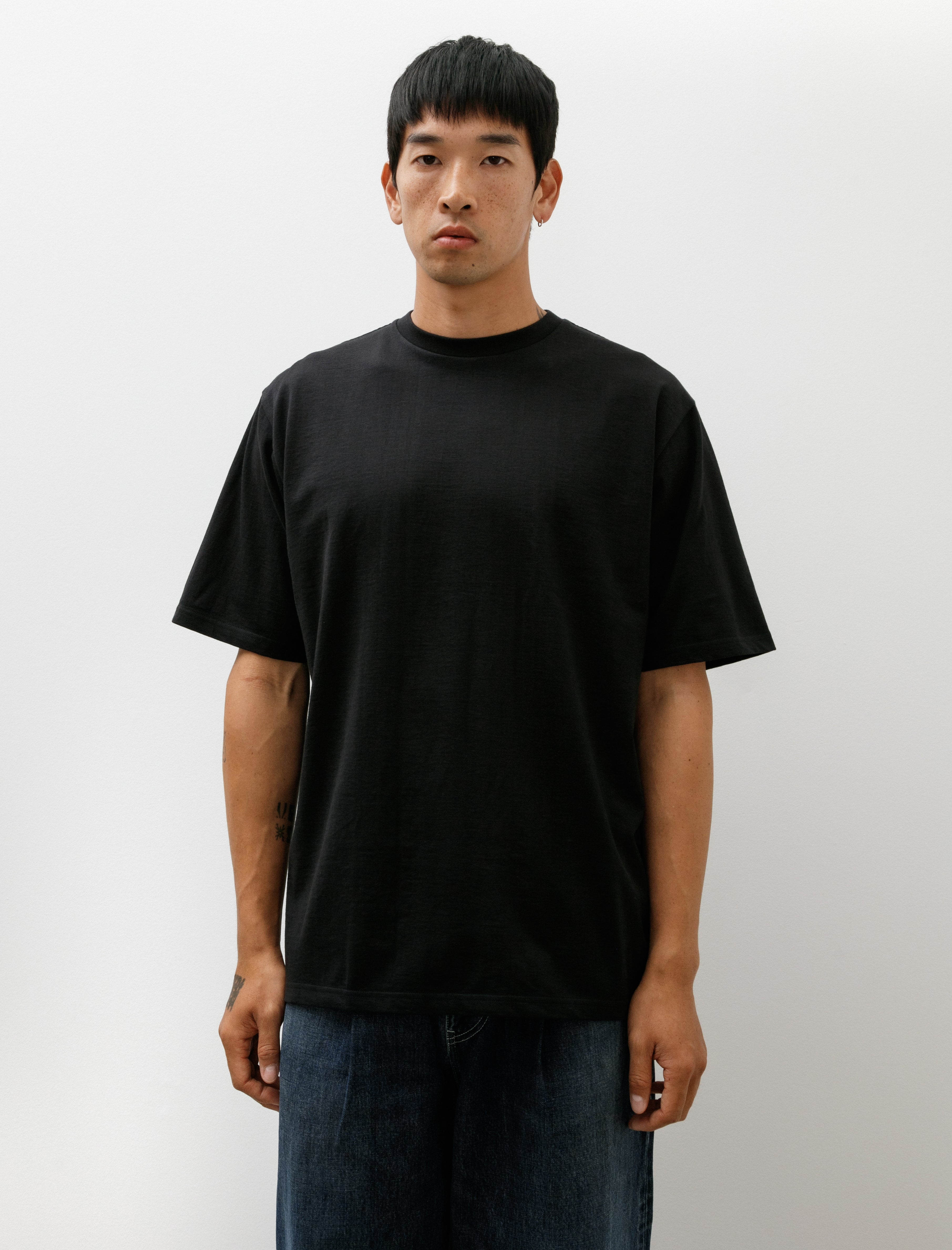 Graphpaper 2-Pack Crew Neck Tee Black