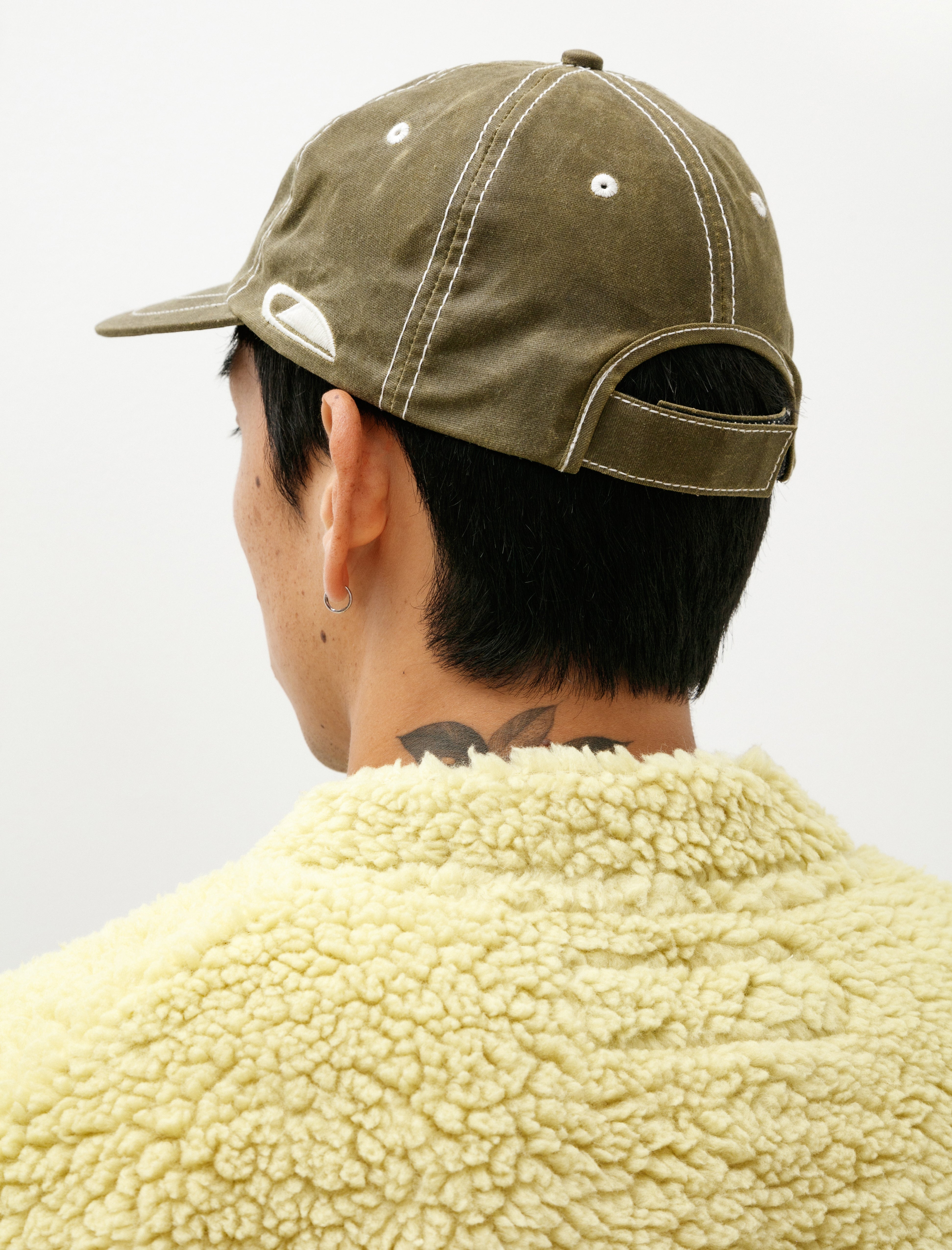 Colin Meredith Horseshoe 6 Panel Cap Olive Waxed