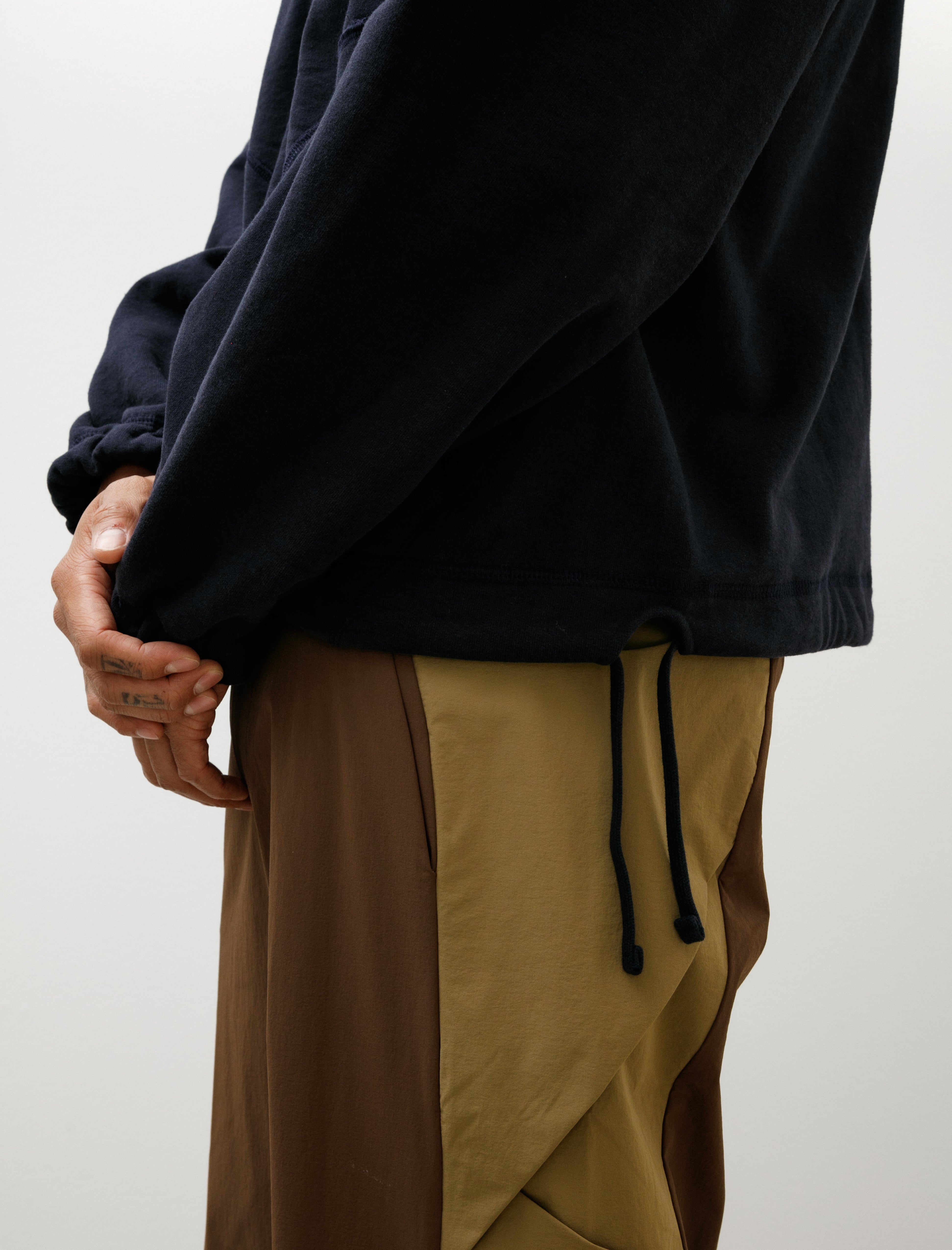 Colin Meredith Knot Zip Sweater Navy