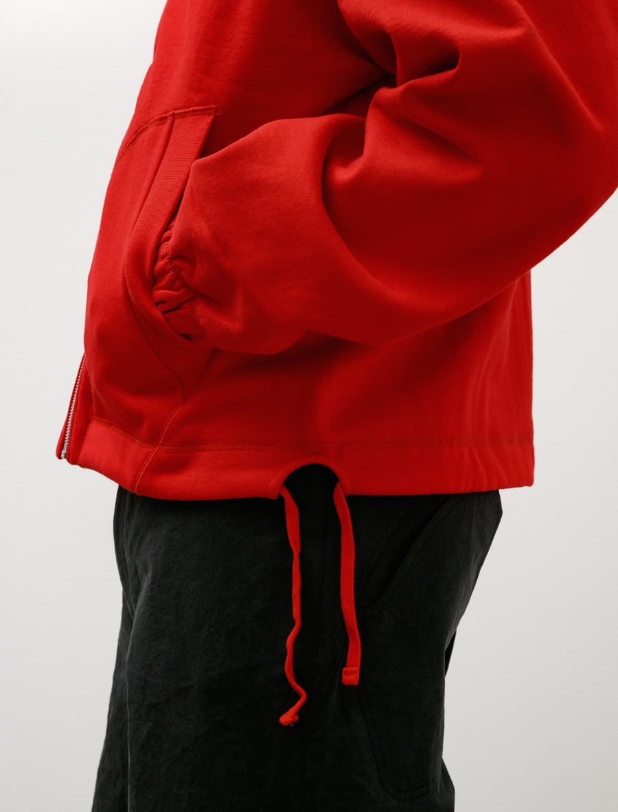 Knot Zip Sweater Rouge - Image 4