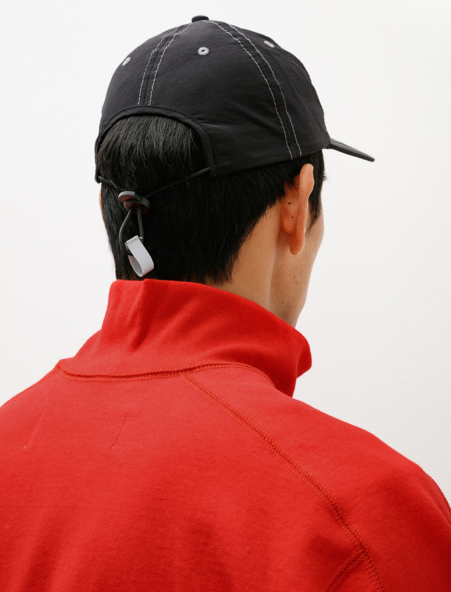 Horseshoe 6 Panel Cap Black Nylon - Image 3