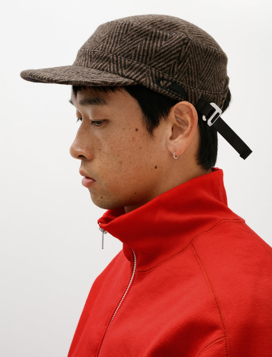 Cadet Cap Wool Herringbone - Image 2