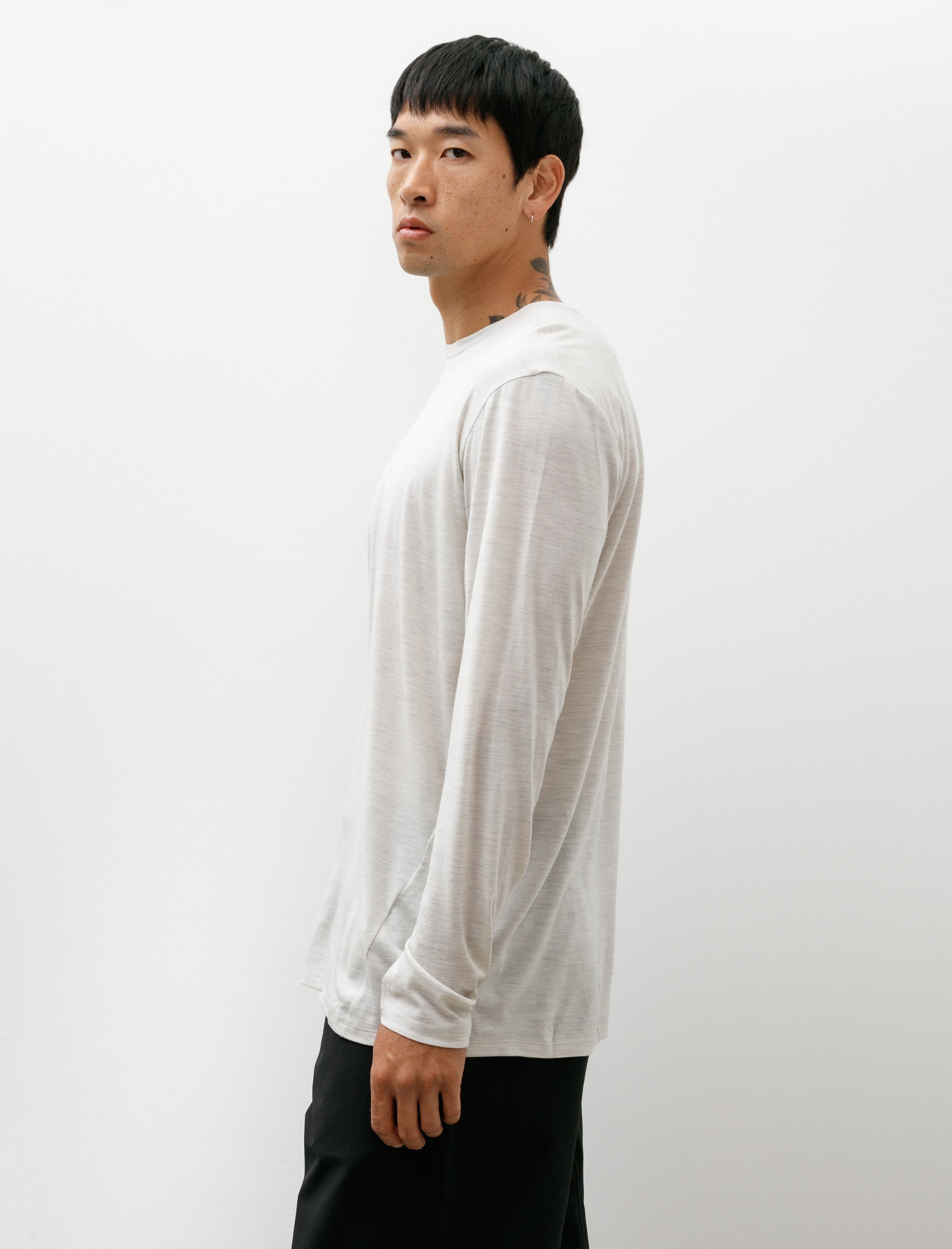 Veilance Frame LS Shirt Dark Cocoon Heather