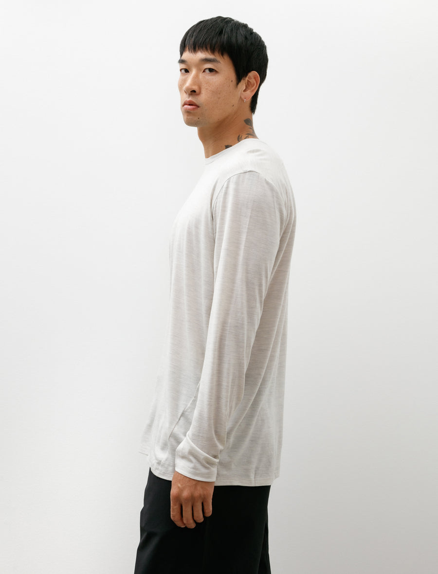 Frame LS Shirt Dark Cocoon Heather - Image 3