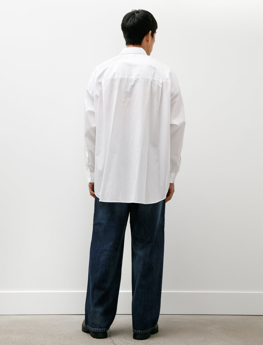 Selvage Denim Two Tuck Pants Indigo Dark Fade - Image 2