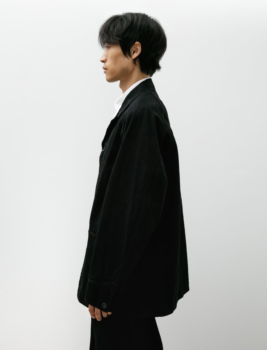 ジャケット・アウター Comoli black denim work jacket 4 Comoli Black Denim Work Jacket – Neighbour