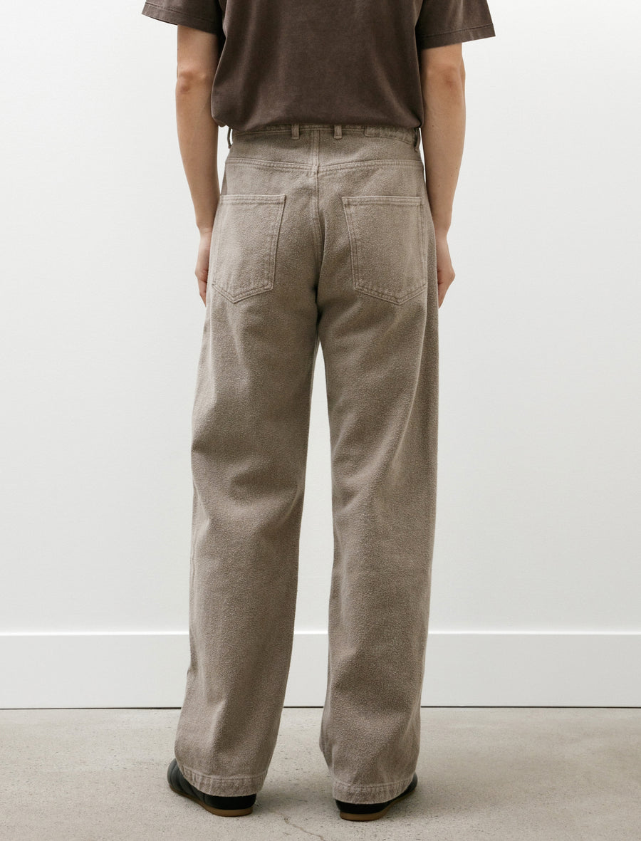Straight Cut Jeans Brushed Mudstone - Image 5
