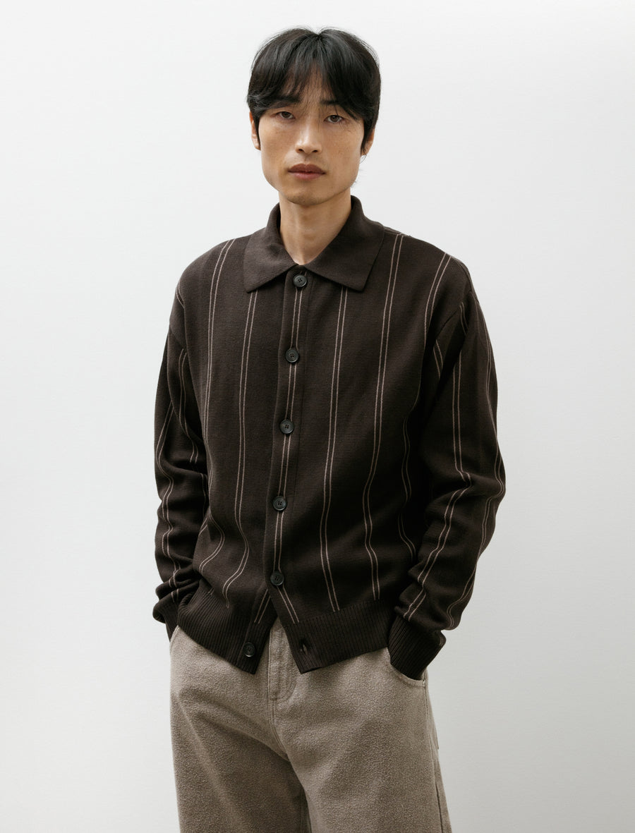 Formal Cardigan Biscuit Stripe - Image 1