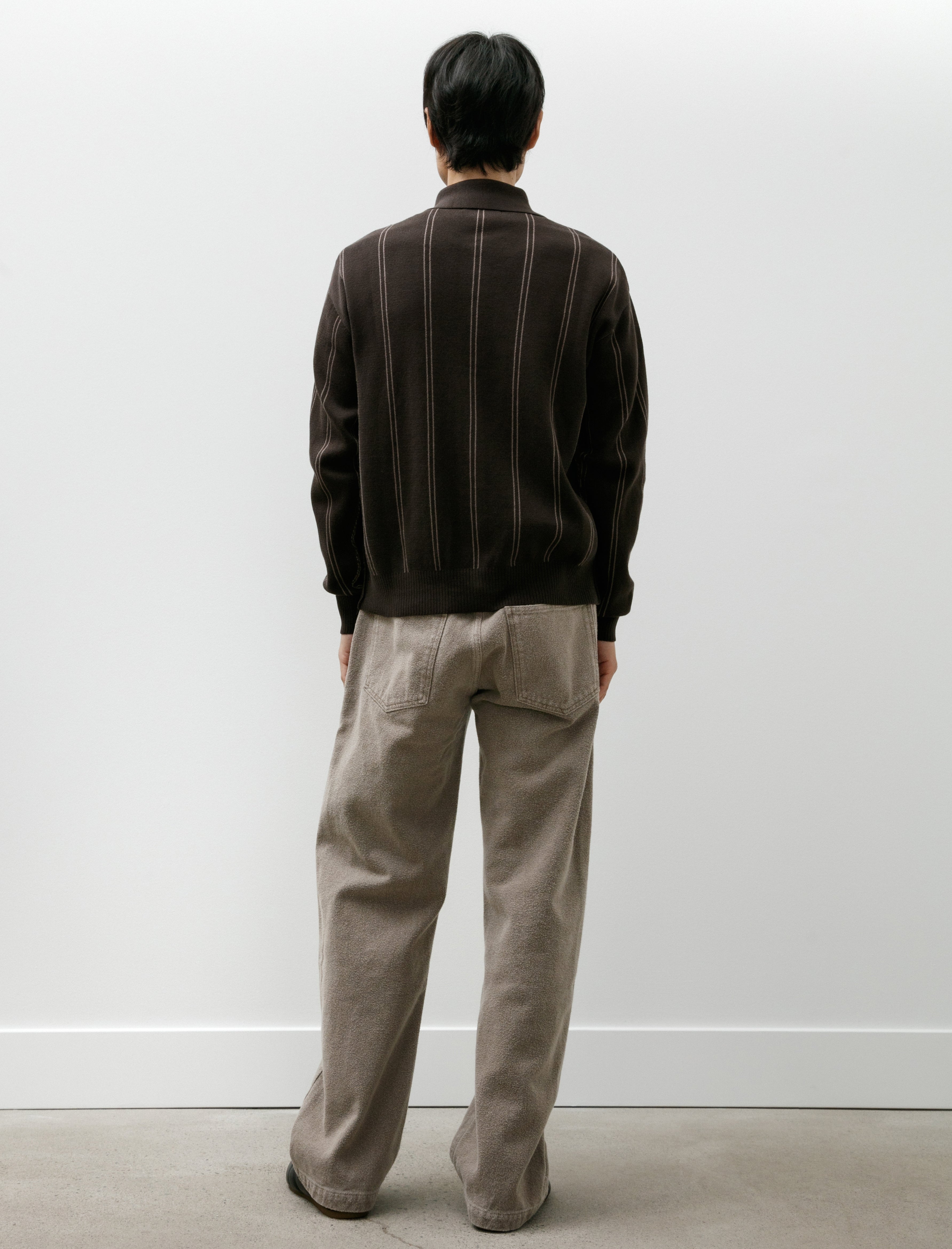 mfpen Straight Cut Jeans Brushed Mudstone