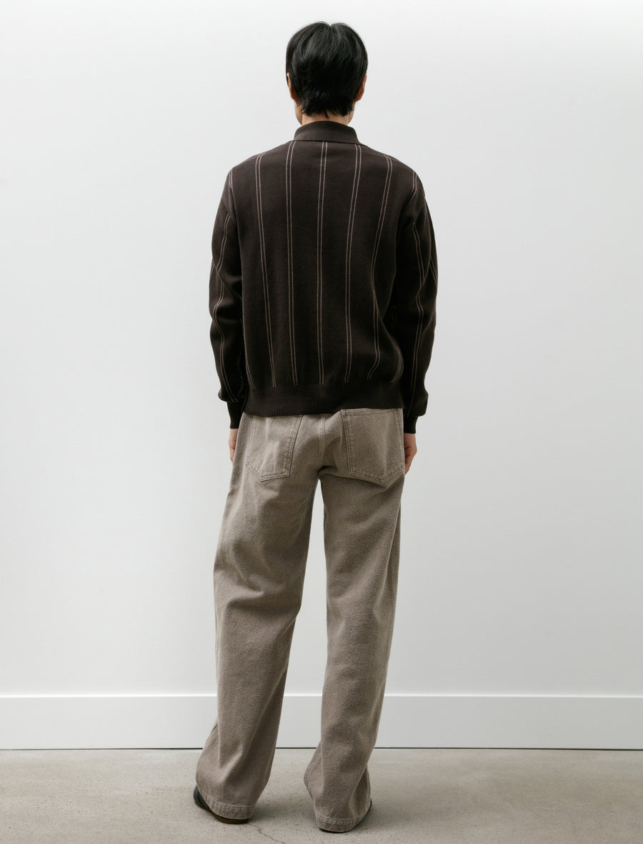 Straight Cut Jeans Brushed Mudstone - Image 2