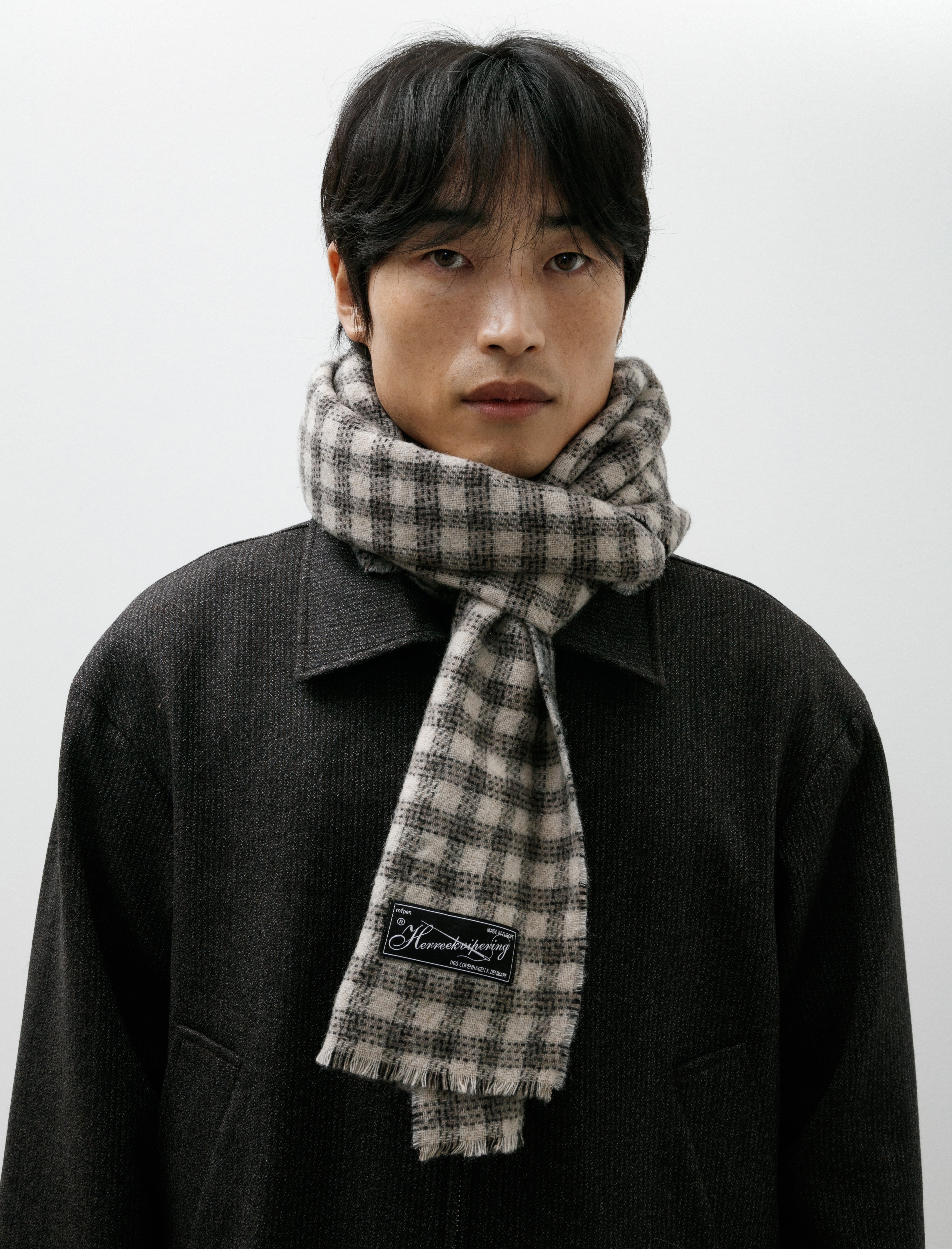 【MFPEN herreekvipering】WOOL SCARF / BLUE MFPEN herreekvipering】WOOL SCARF / BLUE