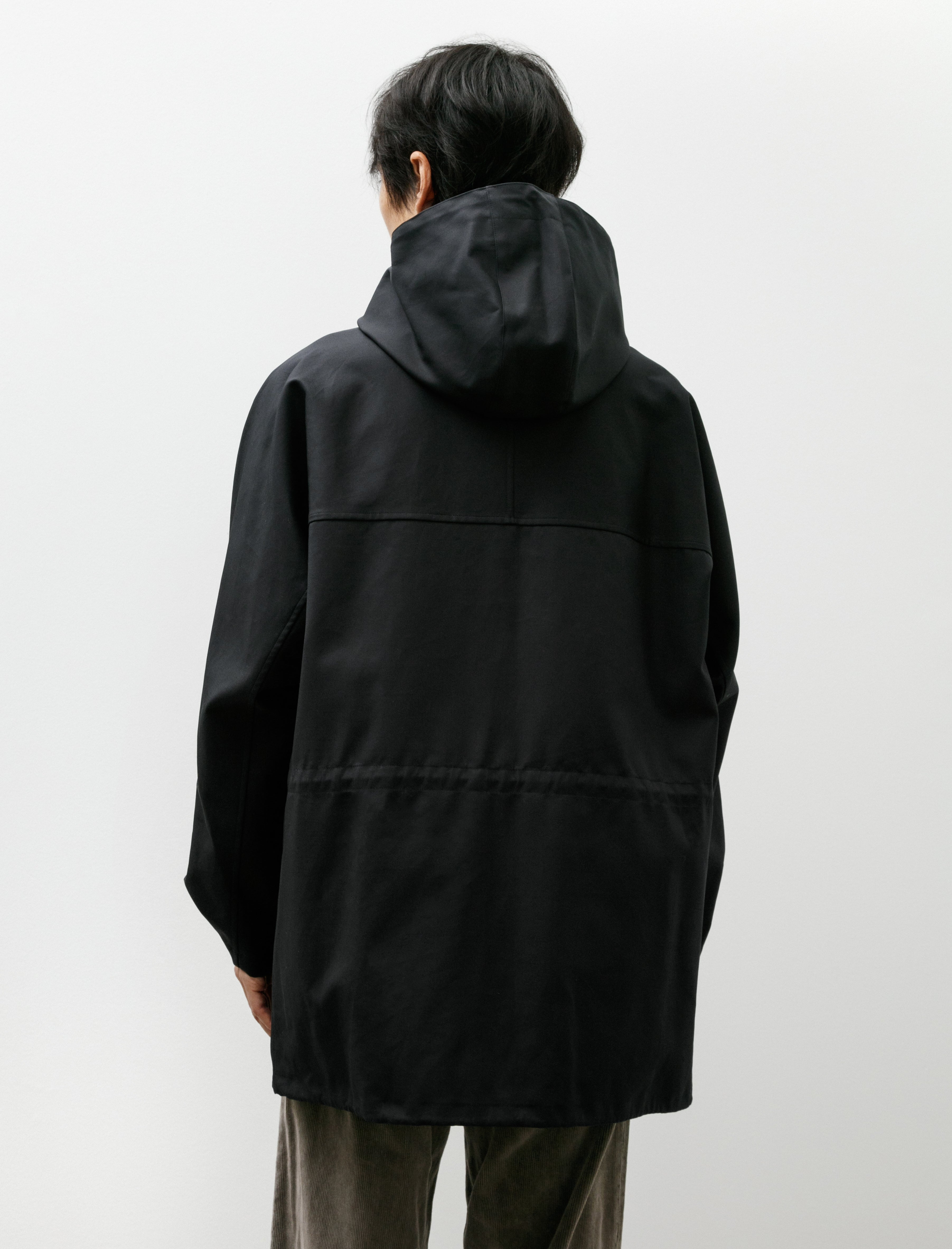 Auralee High Density Bonded Cotton Gabardine Blouson Dark Navy