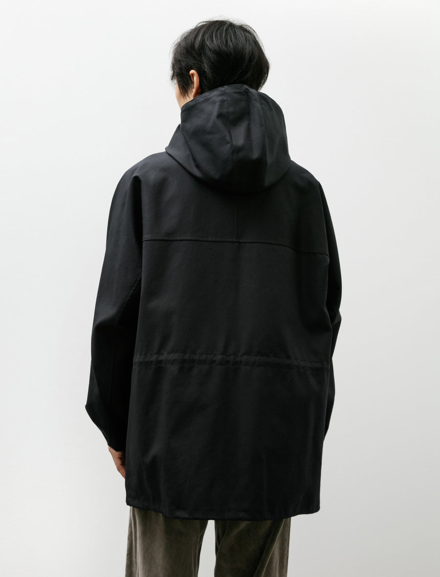 High Density Bonded Cotton Gabardine Blouson Dark Navy - Image 2