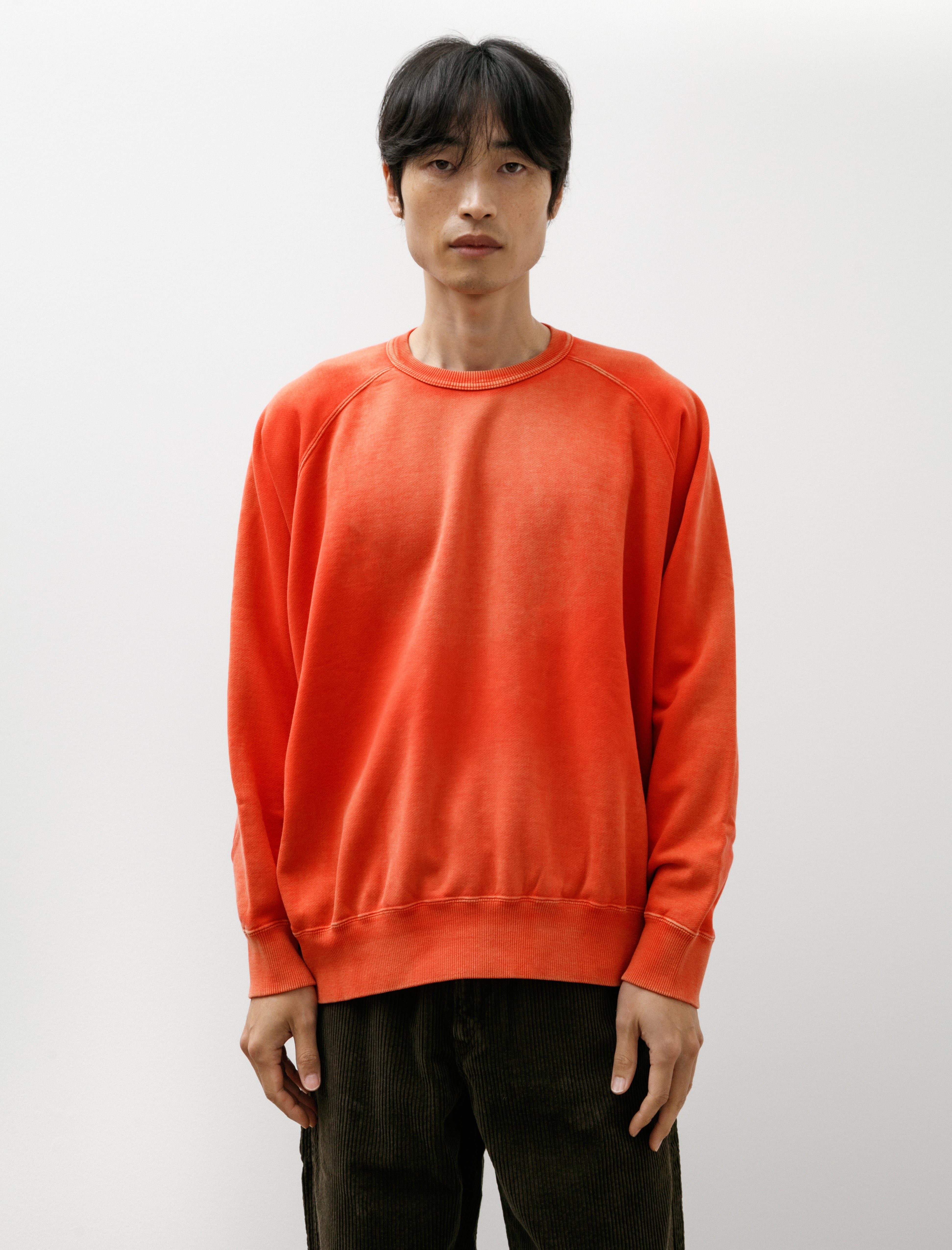 Cottle Time After Dye Sweatshirt Coke Red