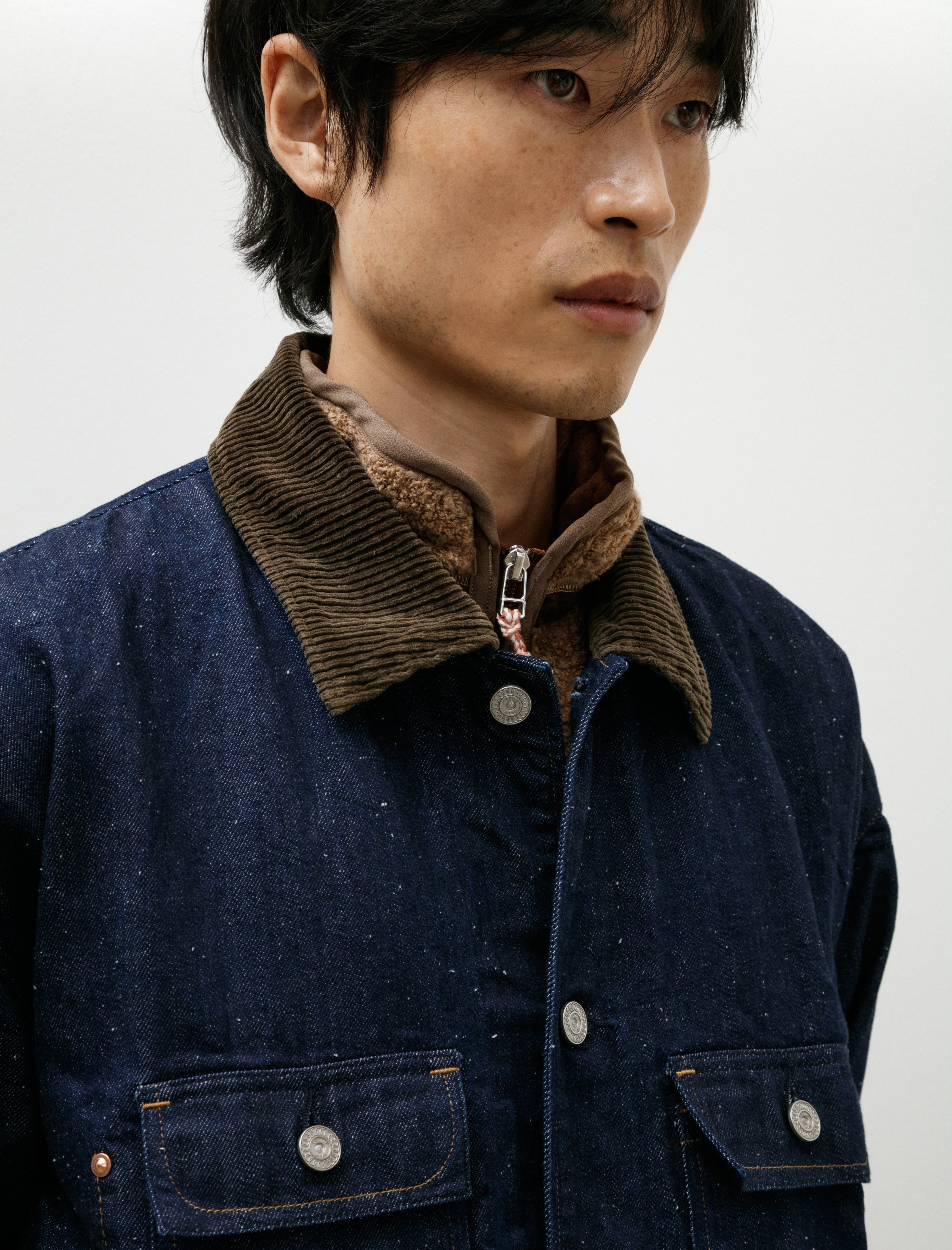 Cottle Dear Denim Traveling Coverall Washed Indigo