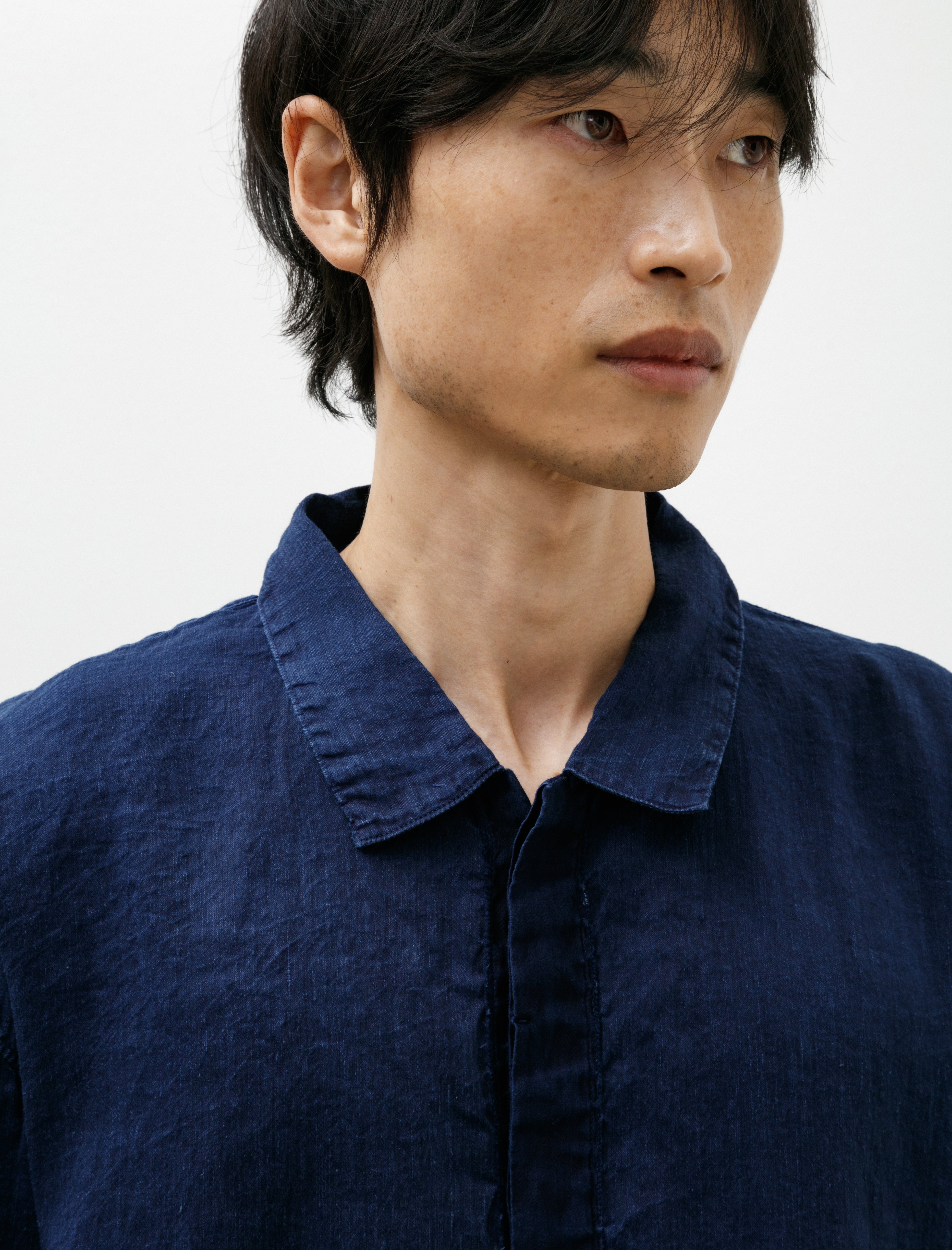 Cottle Champetre Bouquet Shirt Authentic Indigo