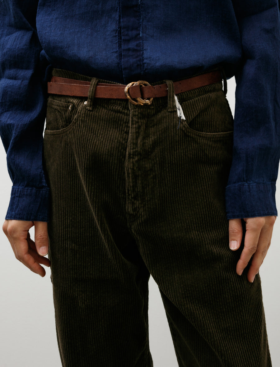 Tao Double Ring Belt Copper Brass Soil Brown - Image 4