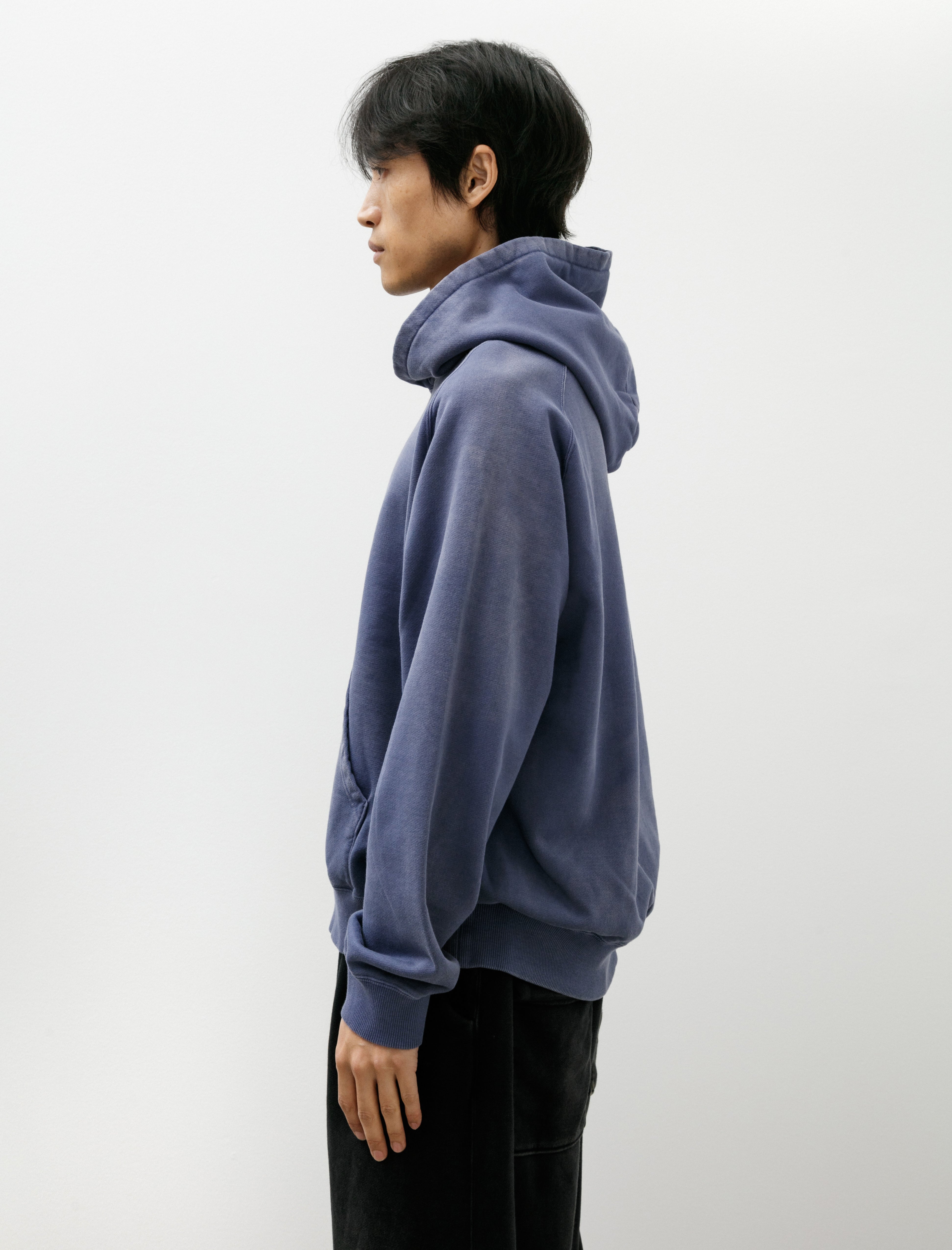 Cottle Time After Dye Hoodie Ultramarine Blue