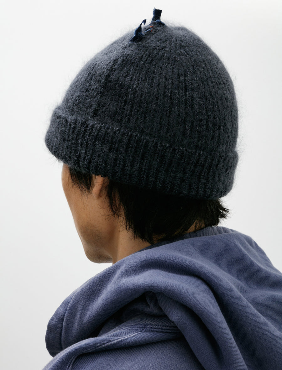 Silk Mohair Sparkle Beanie Shadow Moon - Image 2