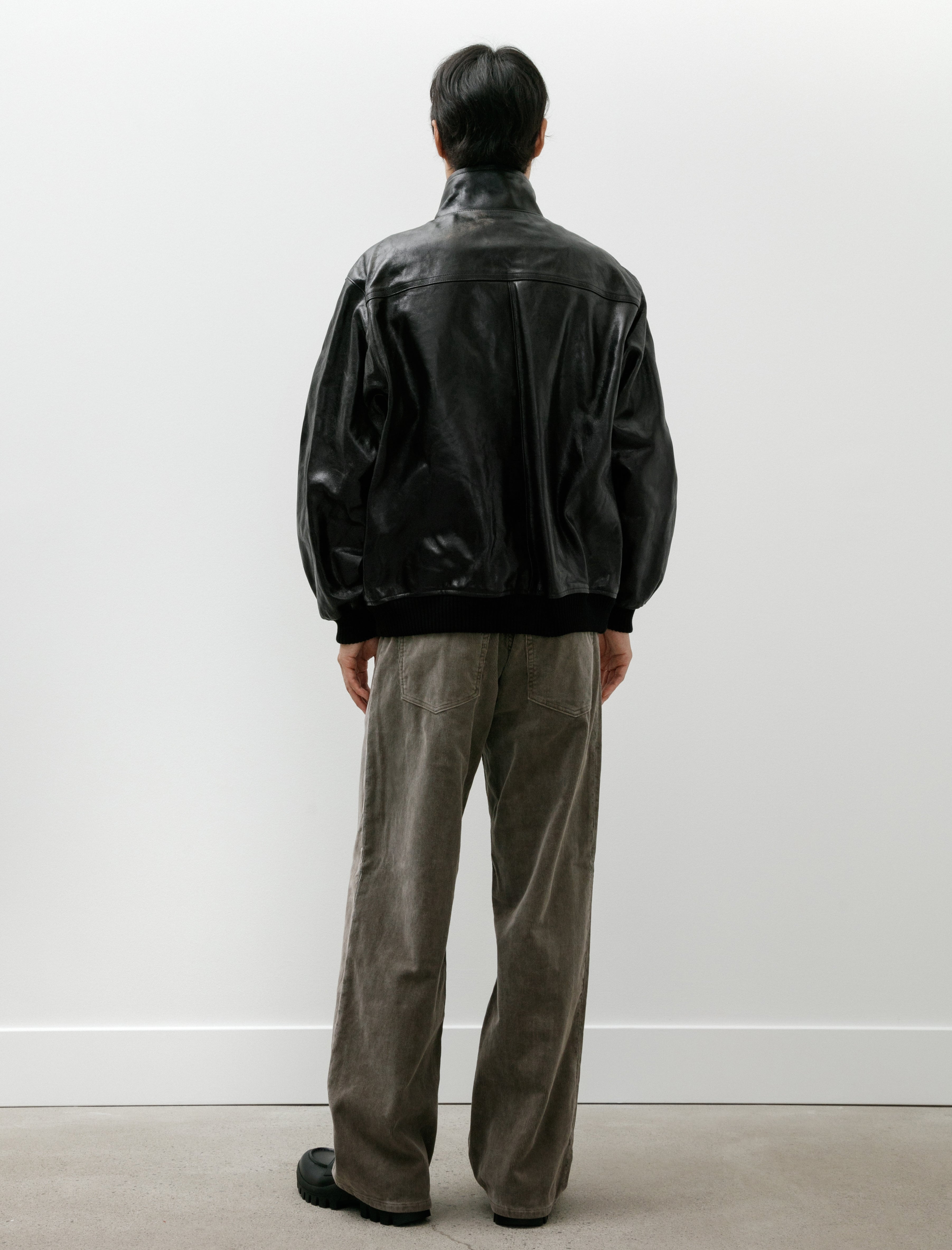 AURALEE PIGMENT DYED CORDUROY PANTS 4サイズ Auralee Pigment Dyed Finx Corduroy Wide 5P Pants Olive Brown