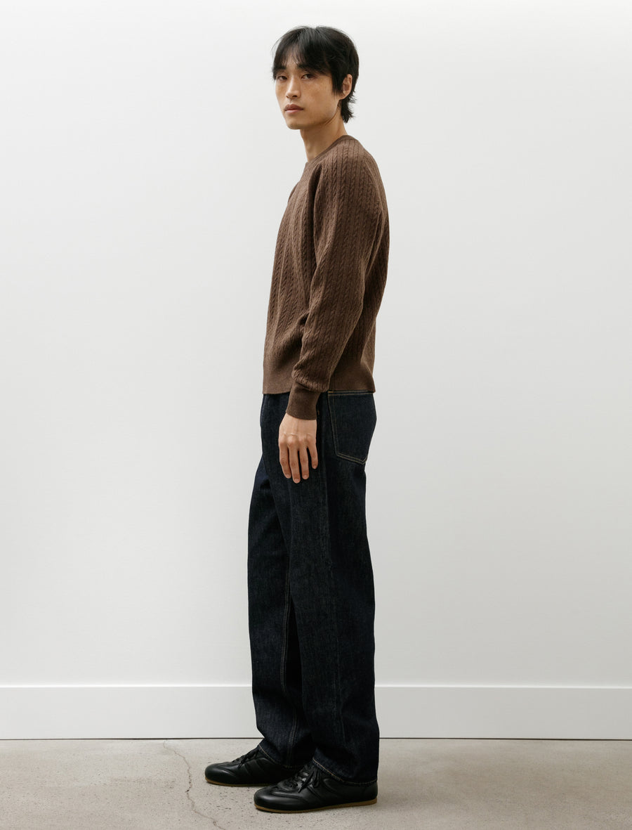 Hard Twist Wide Denim Pants Indigo - Image 3