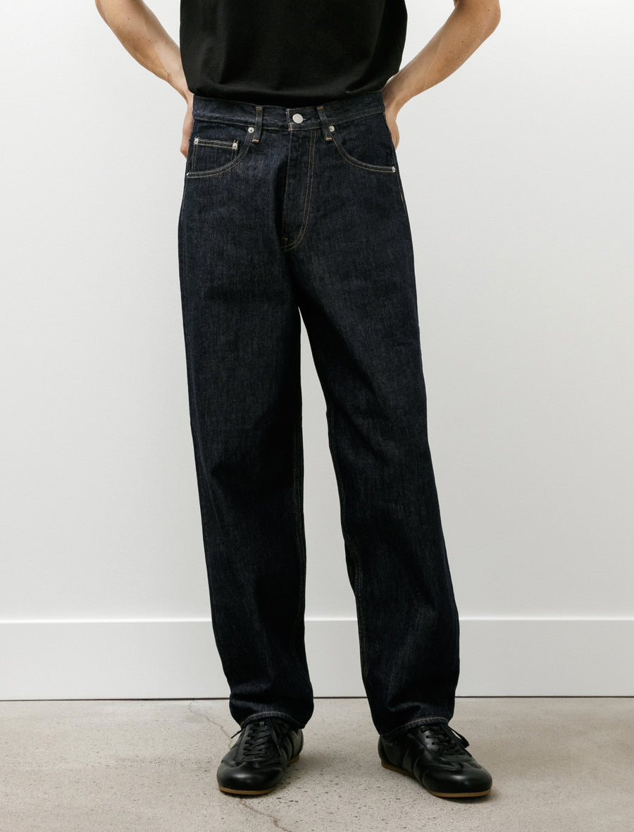 Hard Twist Wide Denim Pants Indigo - Image 4