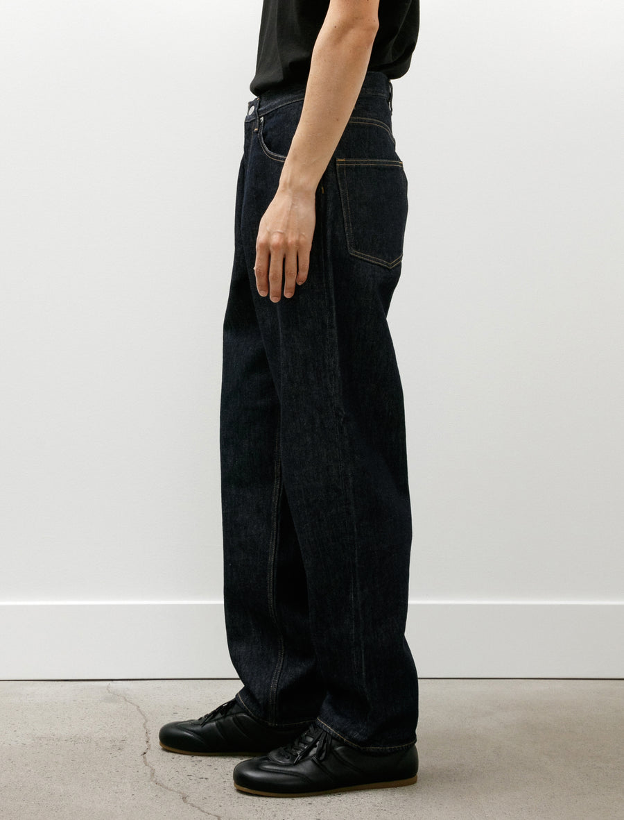 Hard Twist Wide Denim Pants Indigo - Image 6