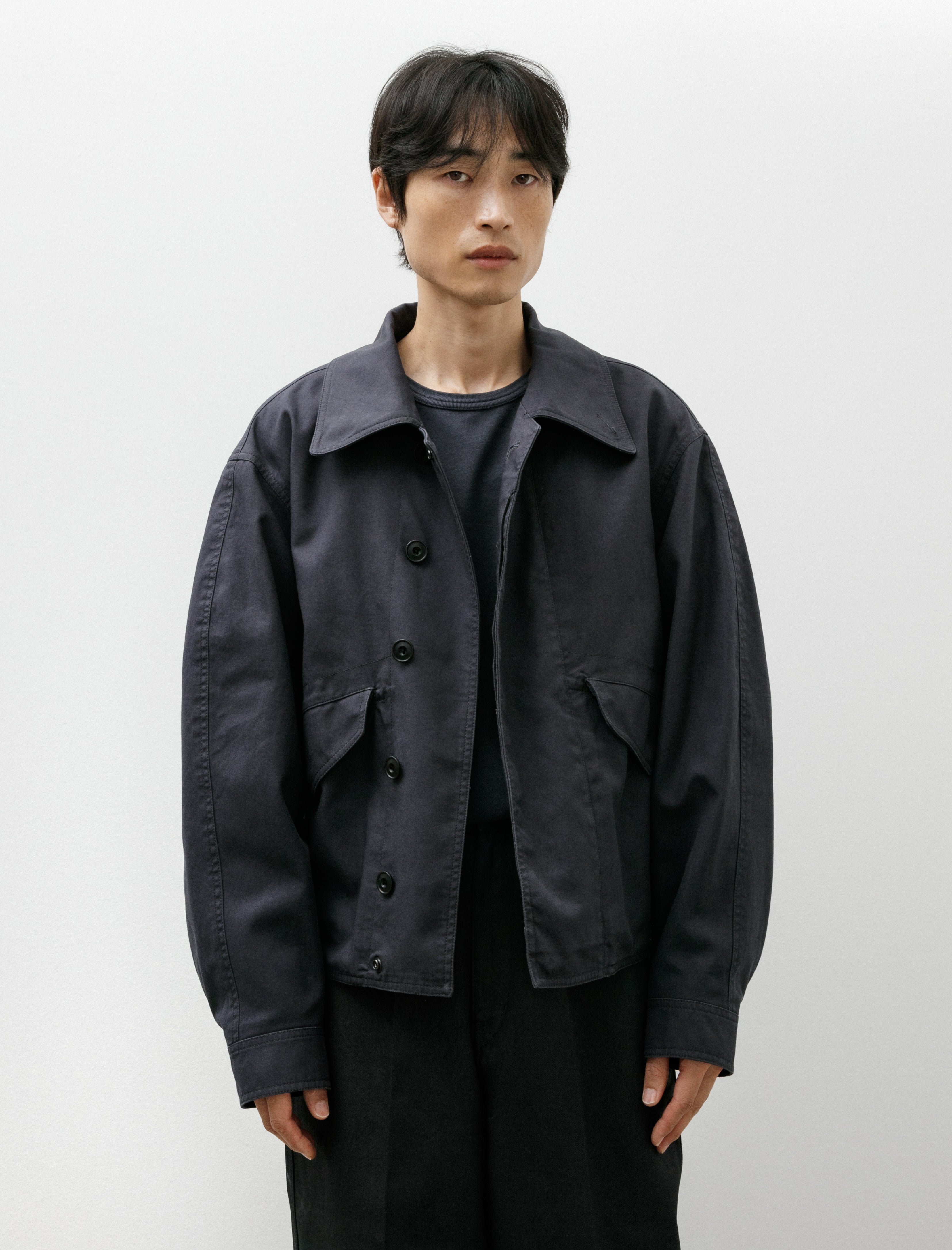 Lemaire Boxy Blouson Graphite Blue – Neighbour