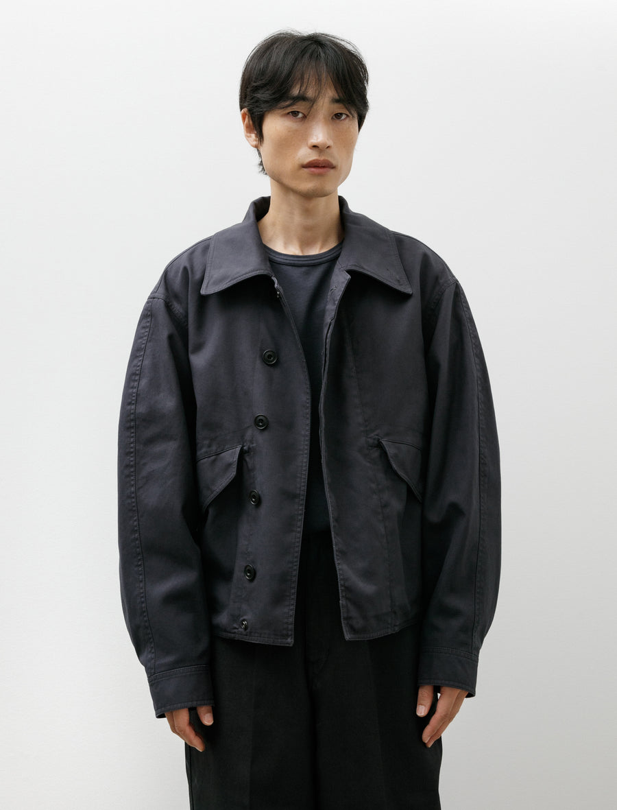 Boxy Blouson Graphite Blue - Image 4