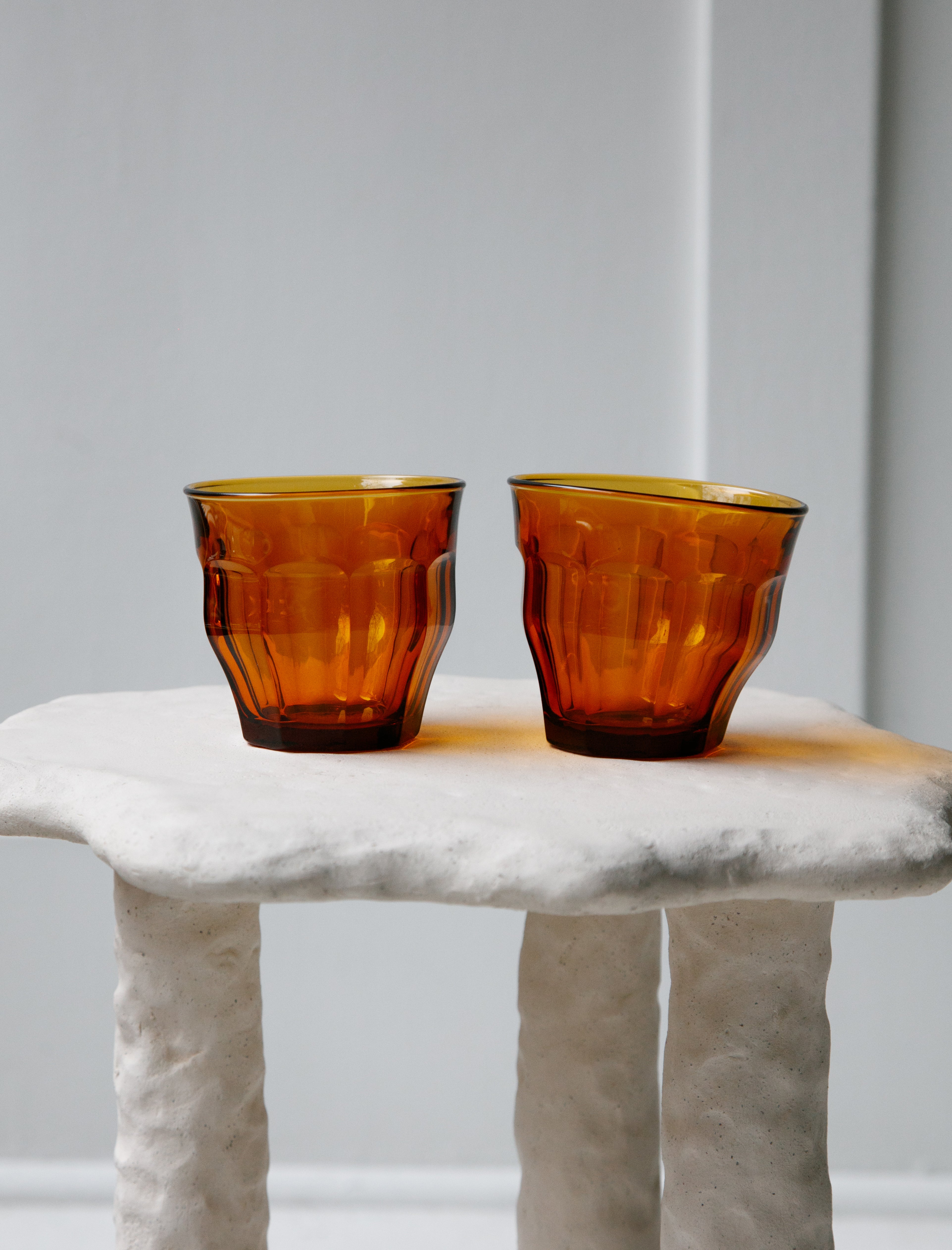 Ensemble Tipsy Glasses Amber