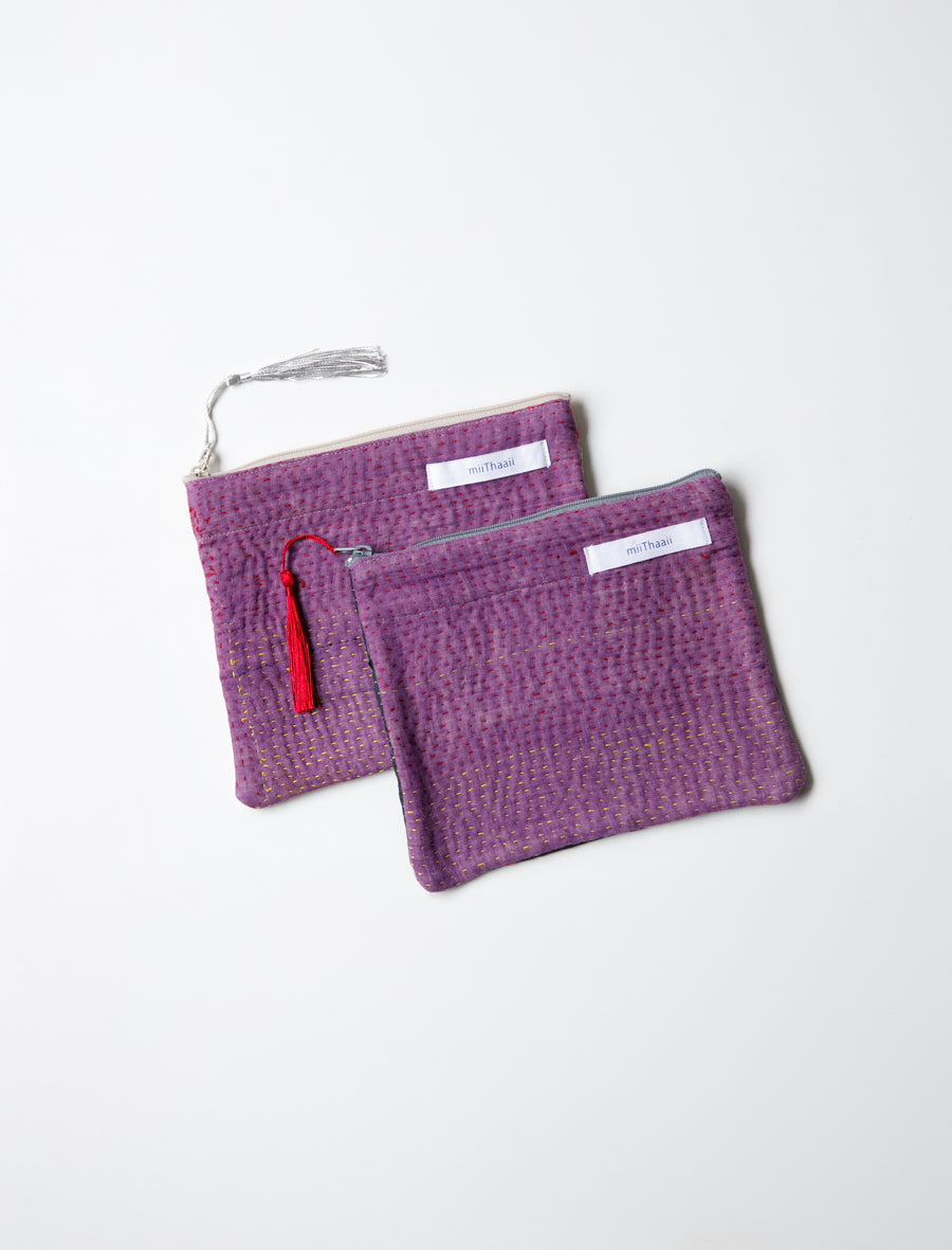 Kantha Pouch M - Image 1