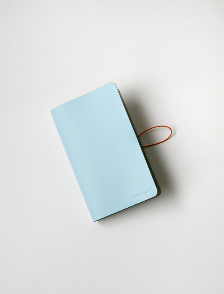 Blue Log Notebook Mishmash Log Notebook Cover Sky Blue – Neighbour