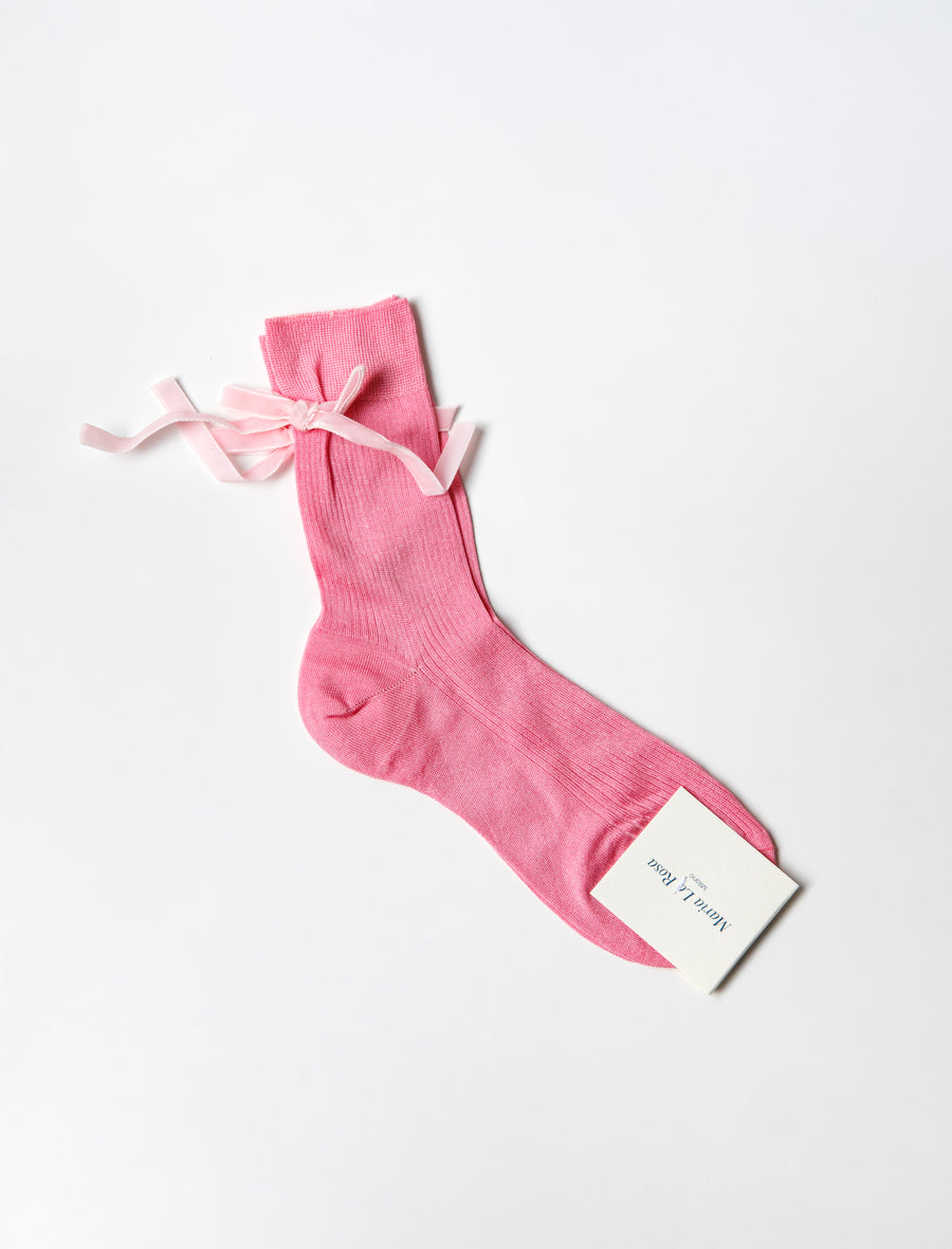 One Ribbed Velvet Bow - Image 2