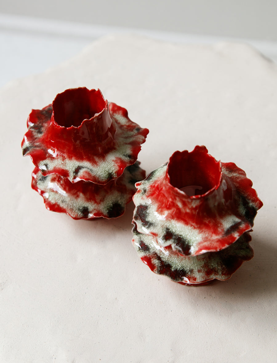 Torn Tier Candle Stand 2 Tier Ruby Pool - Image 2