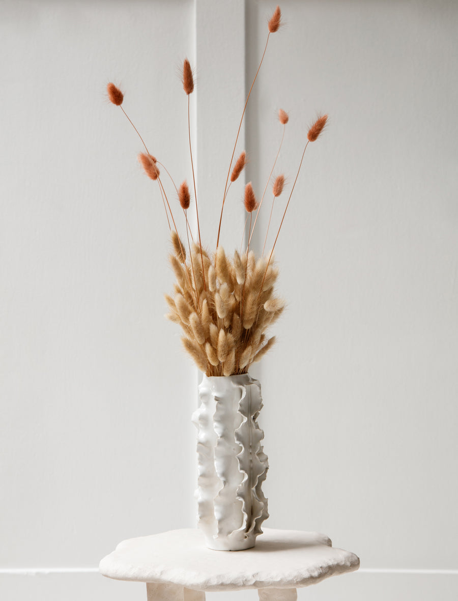 Ripple Vase White - Image 1