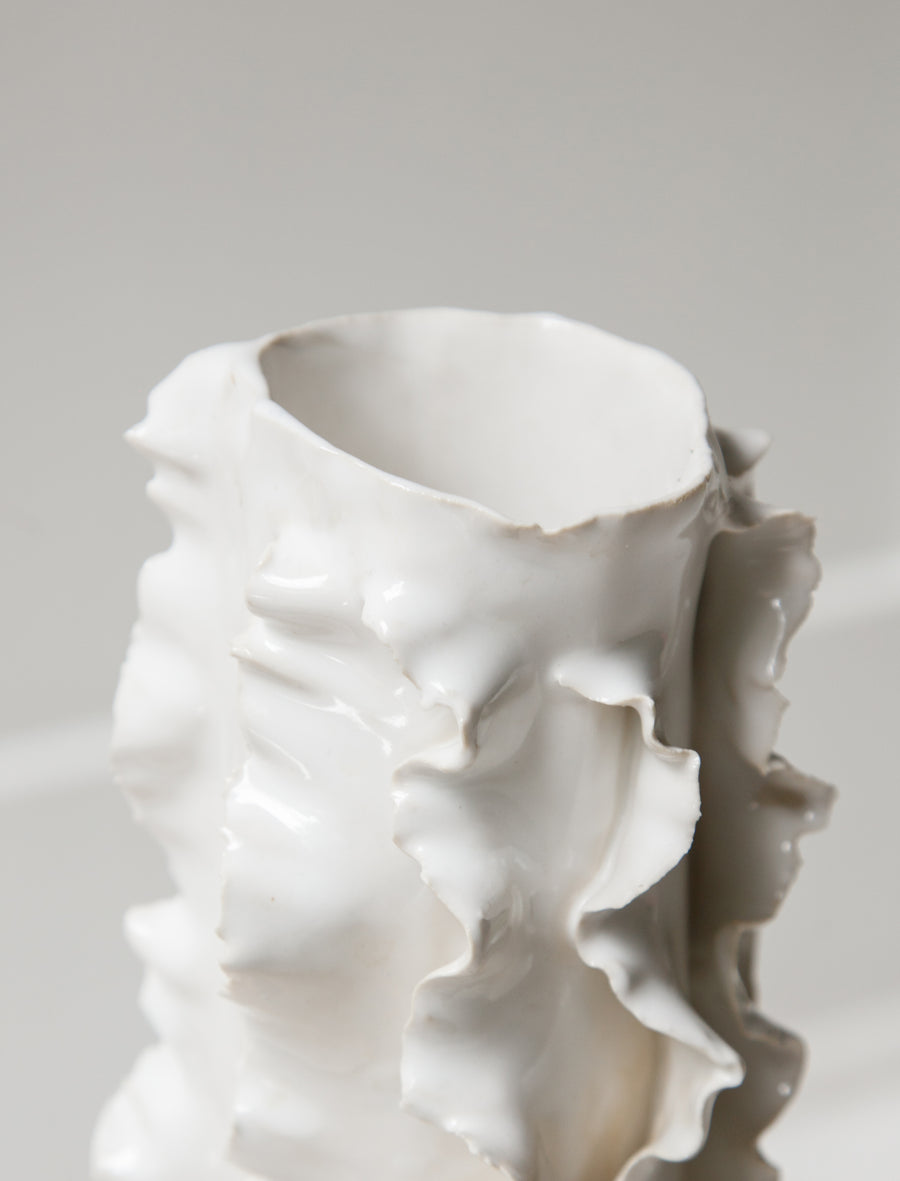 Ripple Vase White - Image 3