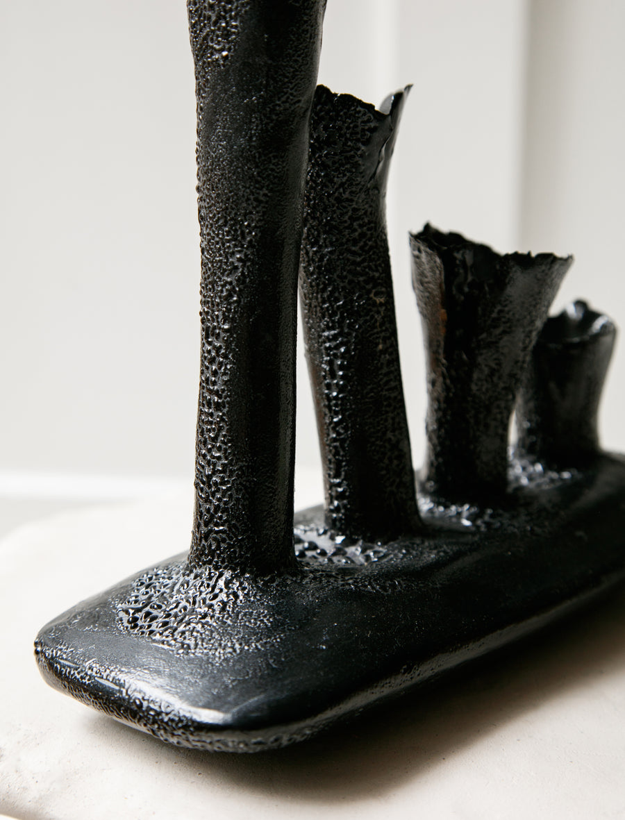 Oblong Coral Colony 4 Tubes Black Lichen Pop - Image 3