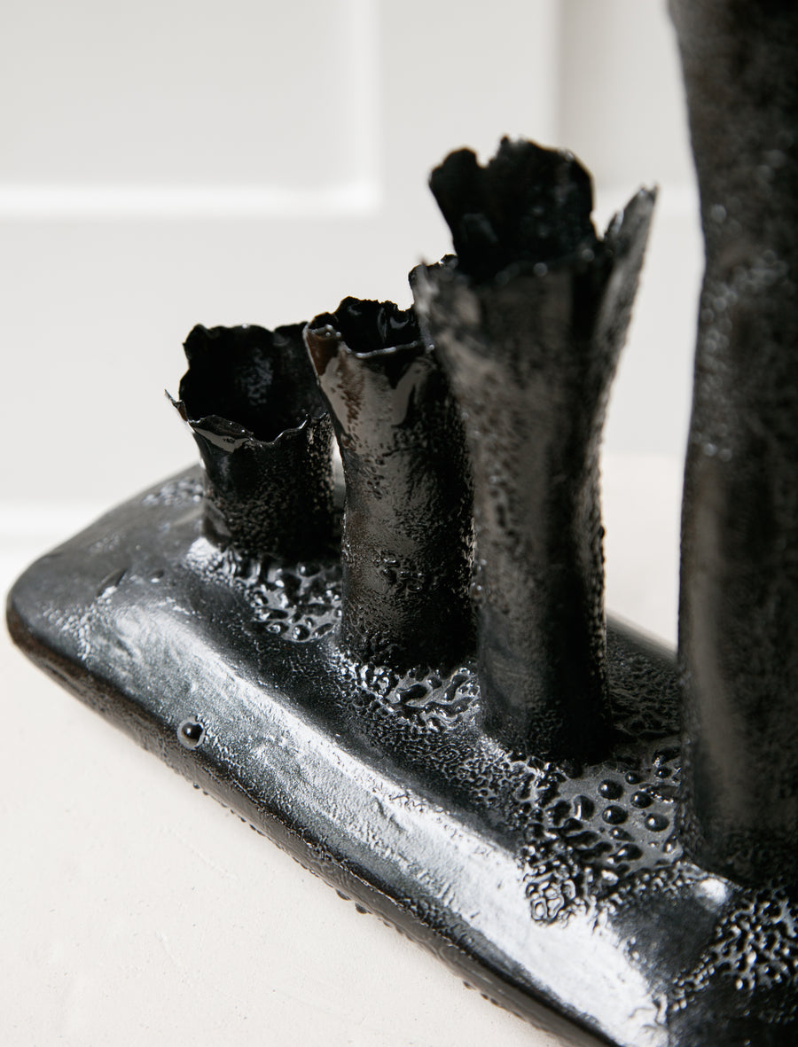 Oblong Coral Colony 4 Tubes Black Lichen Pop - Image 4