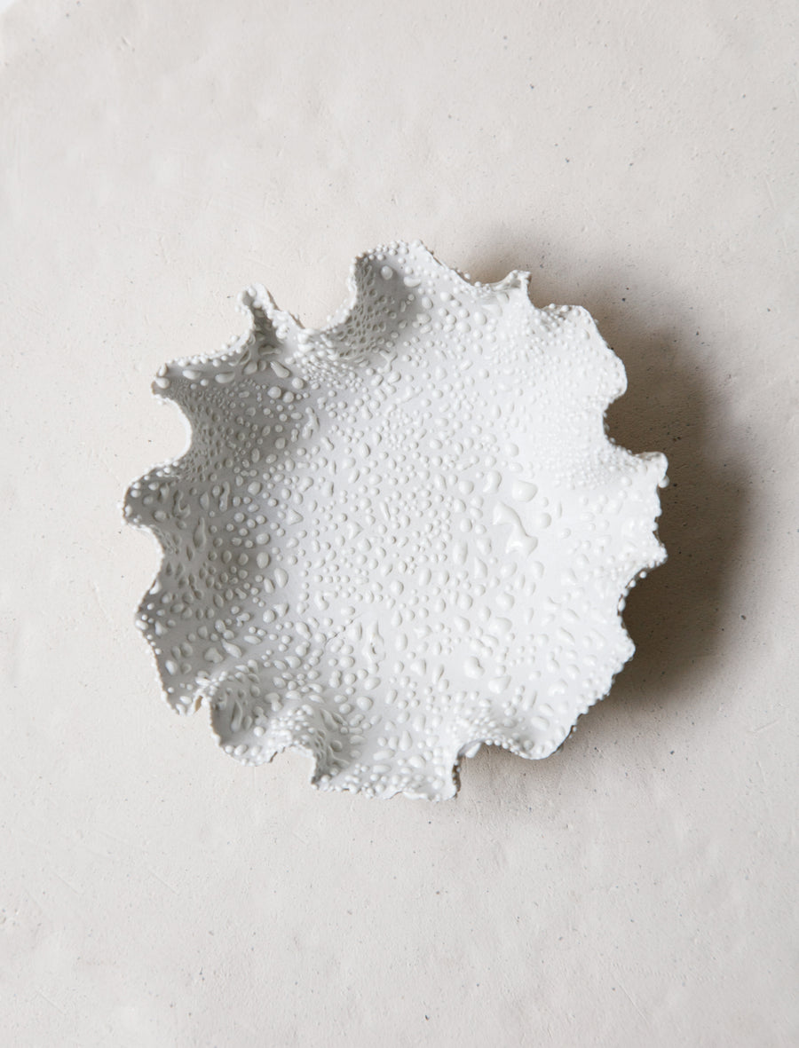 Ruffle Bowl White Lichen - Image 3